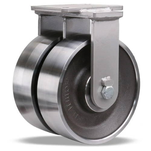 R-ZFSEC2-13FSB Hamilton Super Endurance Dual Rigid Caster with 10" x 3" Forged Steel Wheel