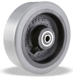 W-1452-SGB95-1-1/4 Hamilton DuraGlide 14" x 5" Wheel, 1-1/4" BB, 2" thick polyurethane tread