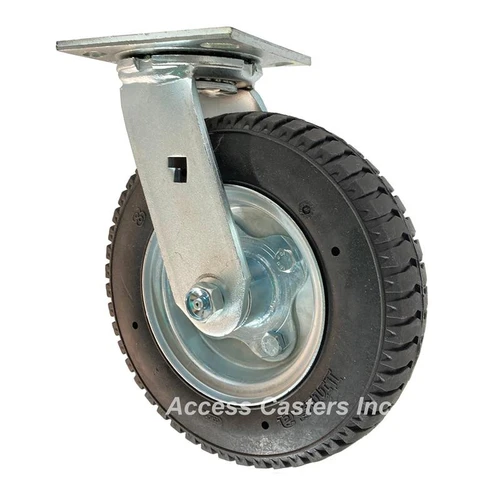 16SZ08228S Albion 8" Swivel Caster with No-Flat Pneumatic Wheel