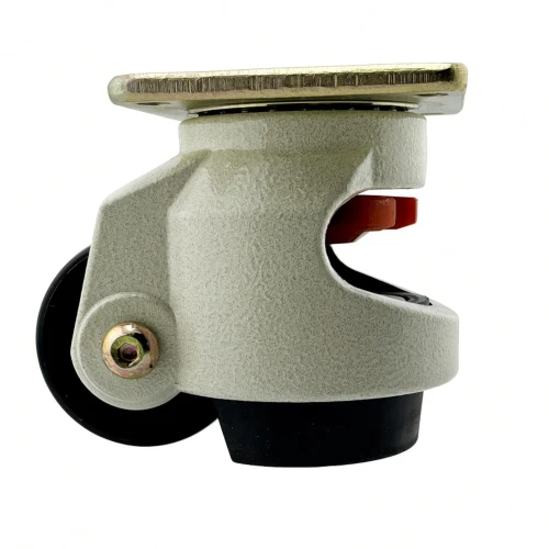Access Casters 3" Leveling Caster Sets Square Plate Mount Nylon Wheel