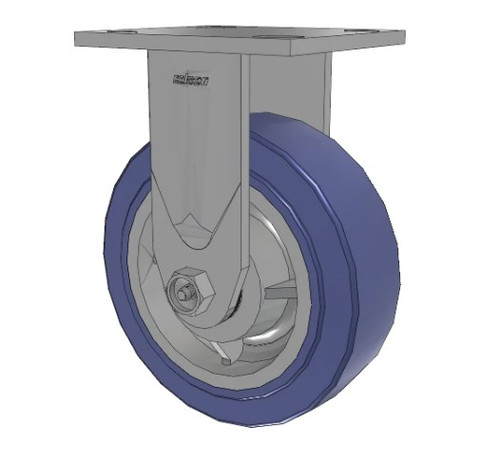 4.06108.HF1 Colson 6 Inch Rigid Caster with Hydrotech Wheel, Delrin® Bearings
