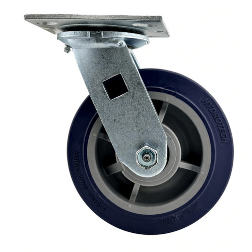 ES6X2TPEB 6 Inch Swivel Caster with Hydrotech Wheel with Precision Ball Bearings