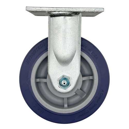 ER6X2TPEB 6 Inch Rigid Caster with Hydrotech Wheel with Precision Ball Bearings