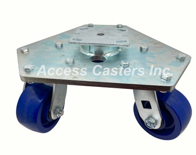 ZTC-42-PLY Heavy Duty Triple Swivel Dolly with 2000 pound capacity