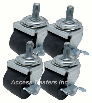 CK26 - AC Caster Set for Traulsen, 2-3/4 Inch Height