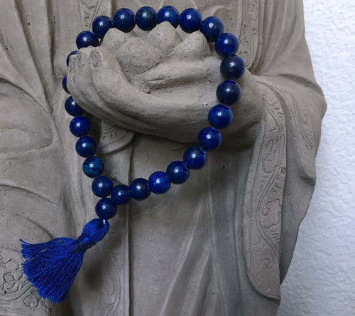 Lapis Prayer Bracelet 