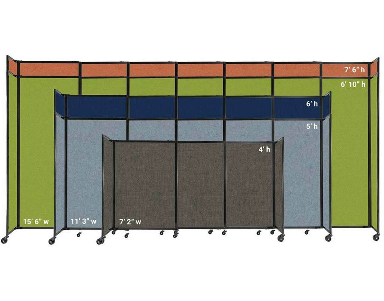 The StraightWall Sliding Portable Partition