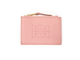 blush card holder with zip