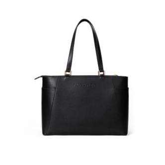 Womens work bag with secure padded laptop pocket and multiple pockets