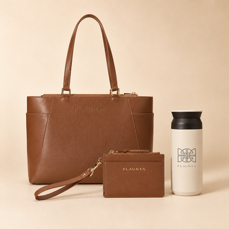 The Modern Tote Bag Bundle - Tan