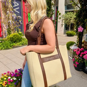 The Only Spring/Summer Bag You’ll Need: Meet the Flaunta Carryall Canvas Tote