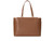 Tan brown modern tote bag