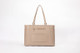 The Modern Zipped Tote Bag Bundle - Taupe