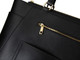 Flaunta - The Modern Zipped Tote Bag - 14" Laptop Pocket - Black