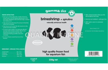 Gamma Brine Shrimp Plus Spirulina Slice :: 0731100