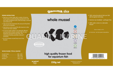Gamma Whole Mussel Slice :: 0731500