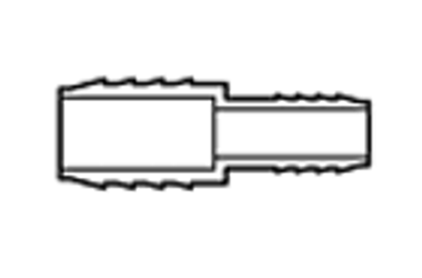 Reducer Coupling - Insert 3/4 X 1/2" PVC :: 0913000