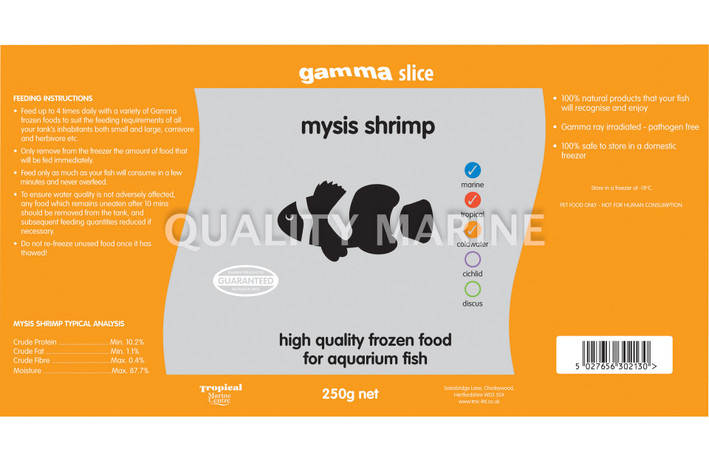 Gamma Mysis Shrimp Slice :: 0731710