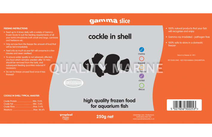 Gamma Cockle-In Shell Slice :: 0731220