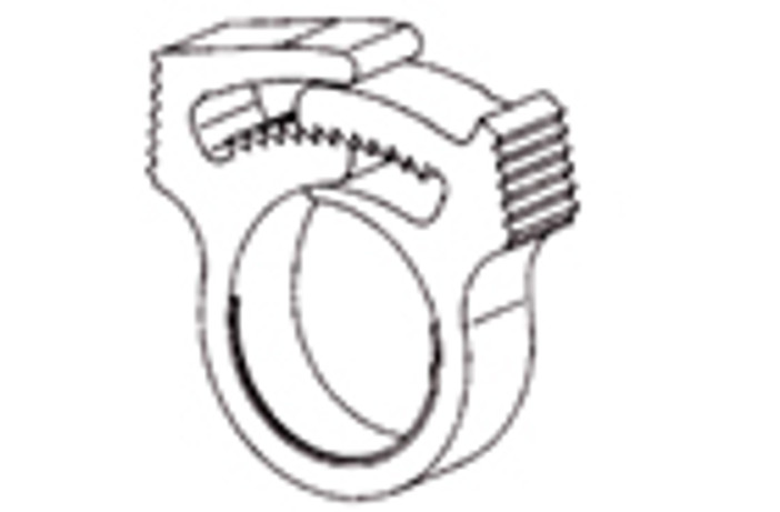 Plastic Hose Clamp for 3/4" Tubing, Snapper :: 0913710