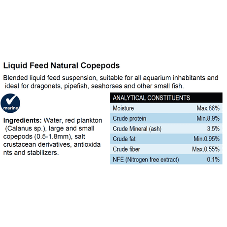 Nutramar Liquid Feed - Natural Copepods 100ml :: 0739810
