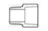 Male Adapter - Mipt X Soc 3/4" :: 0911810