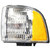 For Dodge Ram 1500 / 2500 / 3500 Parking Signal Light Unit 1994 1995 1996 1997 1998 Driver Side For CH2520119 | 55054773AD