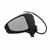 For Honda Fit LX / Sport Model Mirror 2015 16 17 18 2019 Driver Side w/o Signal Lamp, Power, Unpainted, For HO1320332 | 76258-T5R-A01