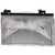 Fits FD TMPO/MC TPAZ 92-94 Headlight Passenger Side Assembly