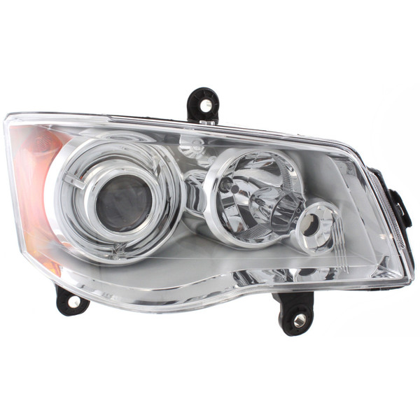 For Chrysler Town & Country 2008-2016 Headlight Passenger Side | HID | Clear Lens | Replacement For CH2519126 | 5113334AD