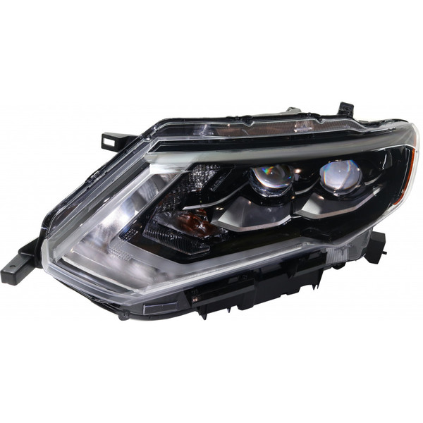 For Nissan Rogue Headlight Assembly 2017 2018 Driver Side LED For NI2502256 | 26060-6FL6A