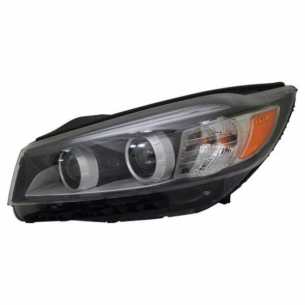 For Kia Sorento Headlight 2016 17 2018 Driver Side Halogen Type w/ Light Bar LED For KI2502185 | 92101 C6000