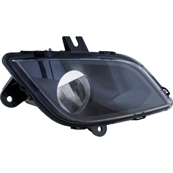 For Freightliner Cascadia 2018 2019 2020 2021 Fog Light Passenger Side | Black Housing | Full LED | Replacement For A6603653003