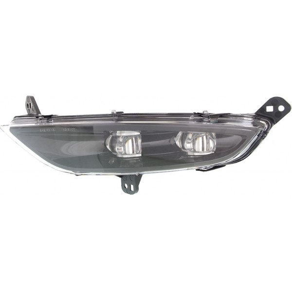 For 2015 - 2016 Chrysler 200 Fog Lights Assembly Driver Side Black Housing LED