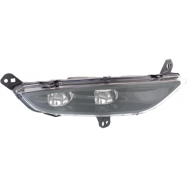 For 2015 - 2016 Chrysler 200 Fog Lights Assembly Passenger Side Black Housing LED