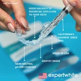 44% Teeth Whitening Gel USA Gel – 15-minutes  (8 Gels) | Expertwhite 