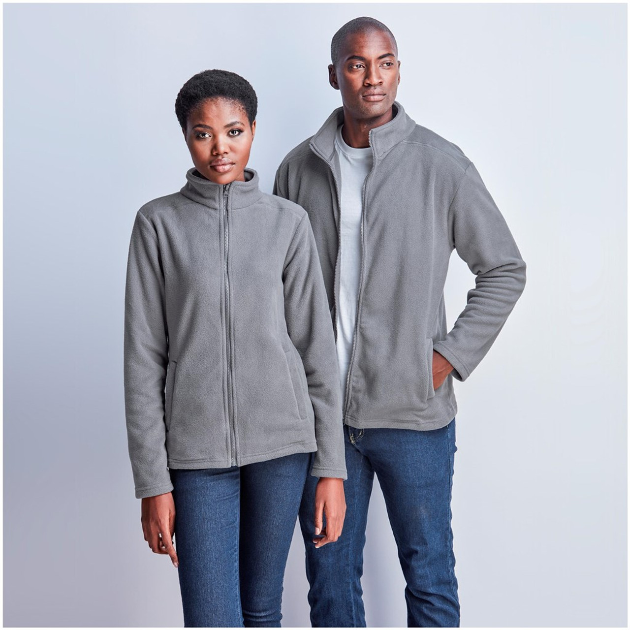 Mens and Ladies Fleece jackets with zipper closure - Keepsake Creative