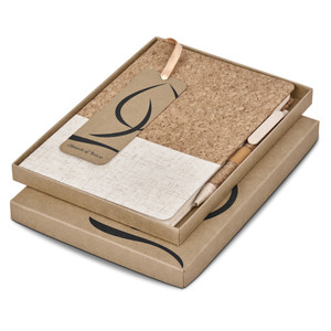 A5 cork notebook & pen set A5 cork notebook & pen set