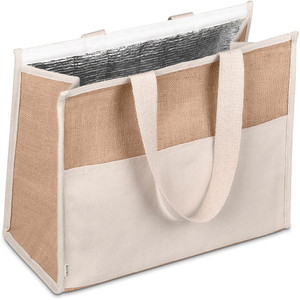 large jute cotton cooler bag large jute cotton cooler bag