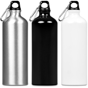 1L aluminium water bottle with carabiner 1L aluminium water bottle with carabiner