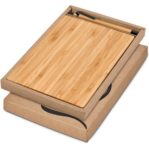 bamboo notebook & pen bamboo notebook & pen