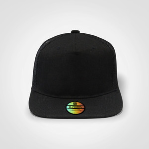 black A frame trucker cap black A frame trucker cap
