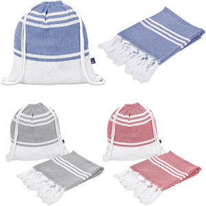 cotton towel and bag set cotton towel and bag set