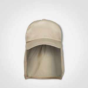 cap with flap for neck protection cap with flap for neck protection