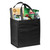 black shopper carrier bag