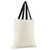 cotton tote bag with black sling handles cotton tote bag with black sling handles