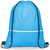 cyan blue drawstring pouch cyan blue drawstring pouch