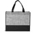 grey and black shopper tote bag grey and black shopper tote bag