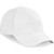 white fitted cap with custom embroidery