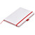 red tundra A5 hard cover notebook